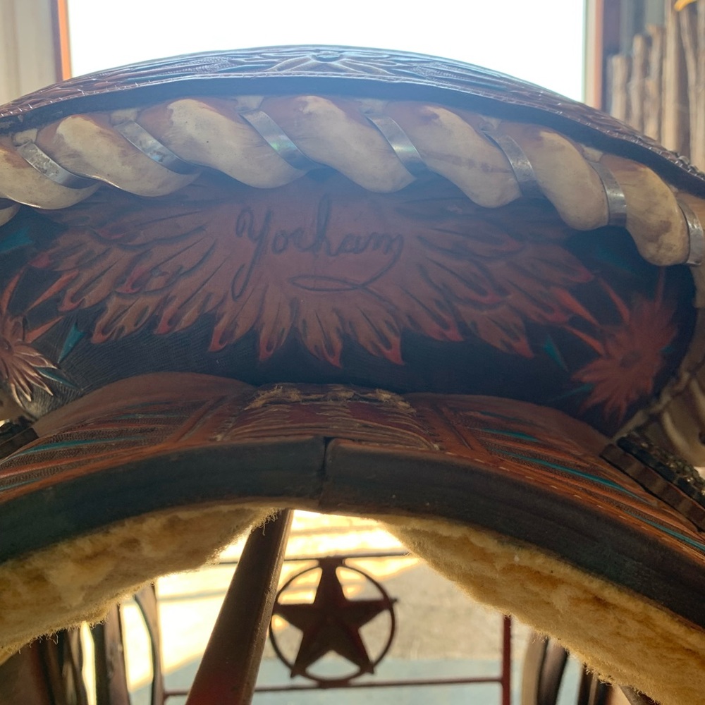 Yocham’s Custom Leather 14 Inch Barrel Saddle - Picture 5 of 14